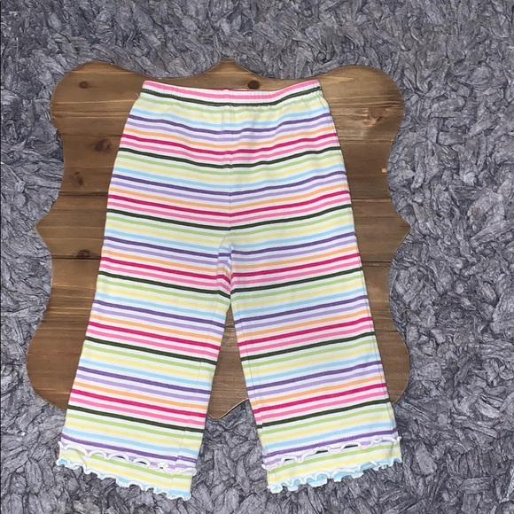 Gymboree Other - 🌈Gymboree Rainbow Striped Pants w/ruffle bottom🌈